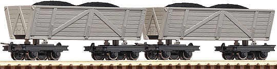 Narrow gauge Two-unit light railway truck set<br /><a href='images/pictures/Roco/34610.jpg' target='_blank'>Full size image</a>